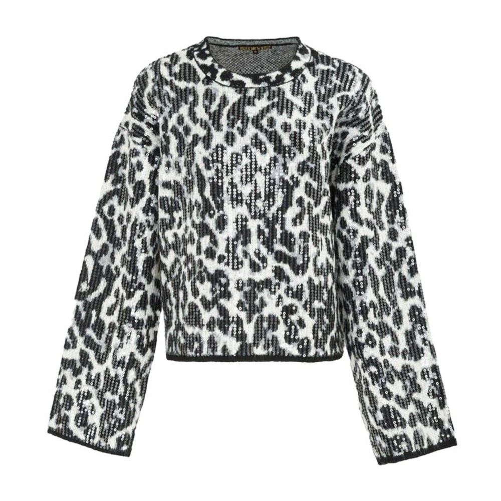 Biba Womens/Ladies Leopard Print Sweater / Black/Gray